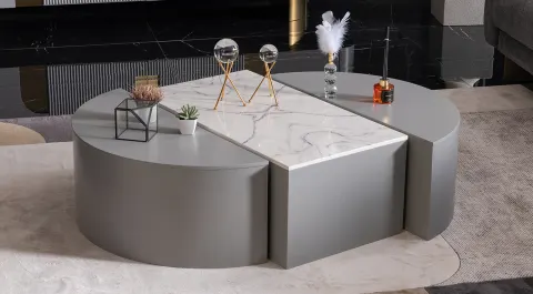 Dior Marble Patterned Coffee Table