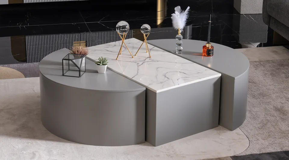 Dior Marble Patterned Coffee Table