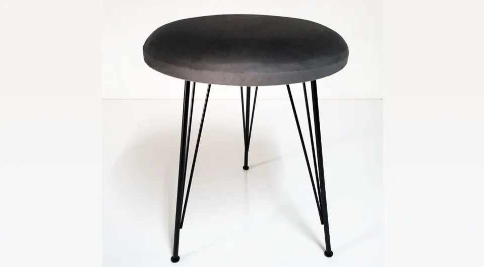 Intense Istanbul Anthracite Pouf