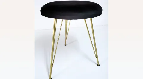 Intense Istanbul Black Pouf