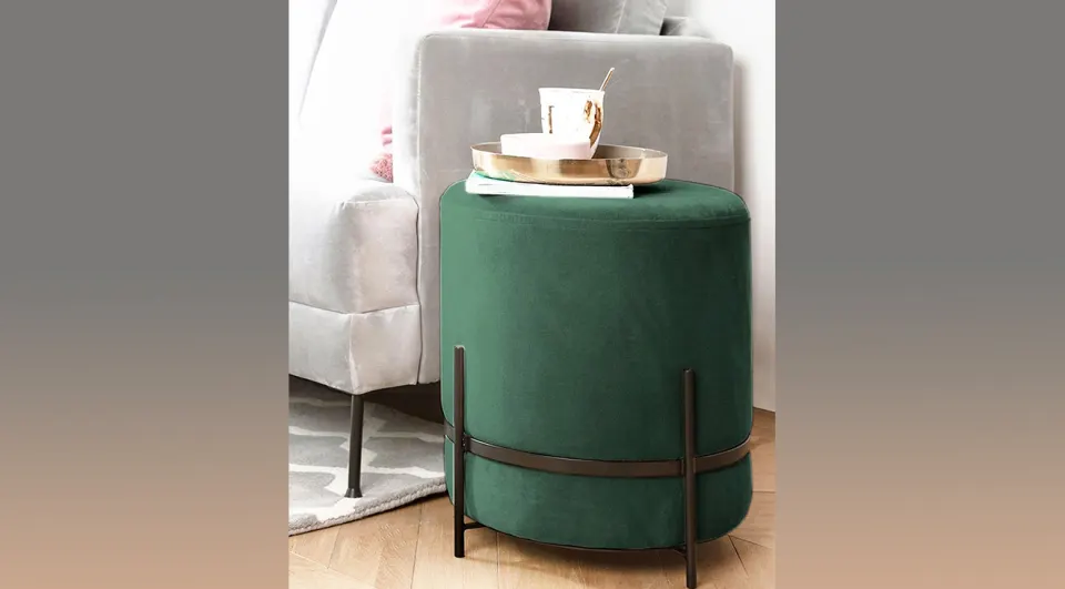 Ring Green Pouf