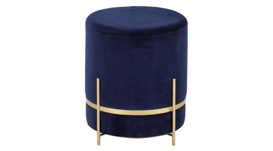 Ring Blue Pouf