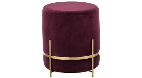 Ring Claret Red Pouf