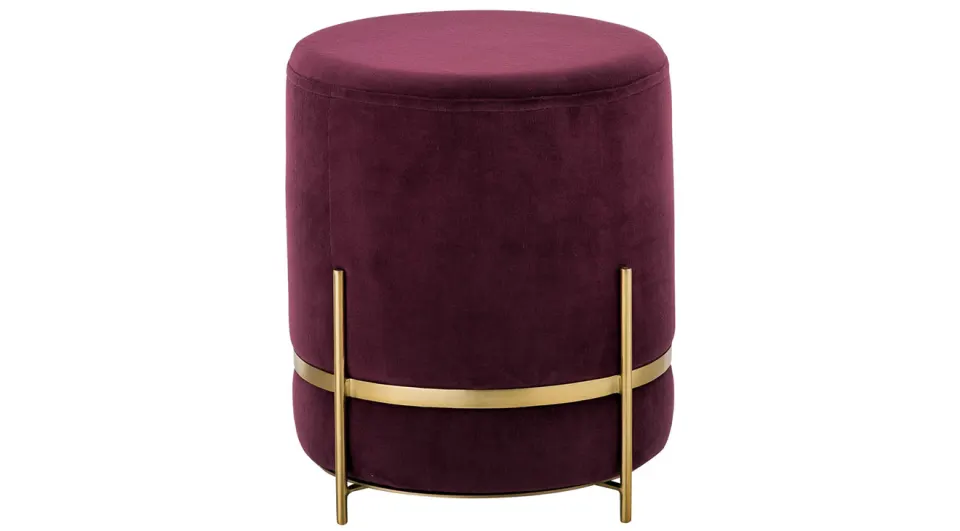 Ring Claret Red Pouf