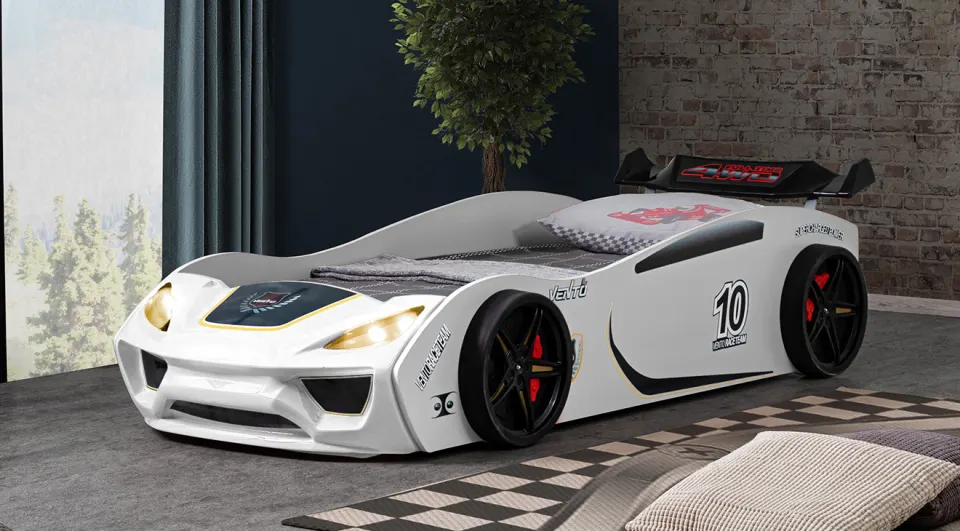 Eco Vento White Car Bed