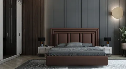 Belarusian Sliding Door Bedroom Set 2