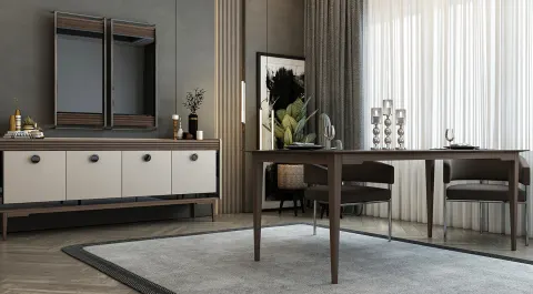 Luna Ecru Dining Room Set
