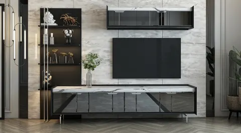 Sooty Modern Tv Unit