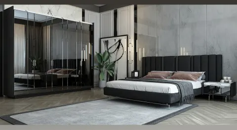Sooty 6 Door Bedroom Set
