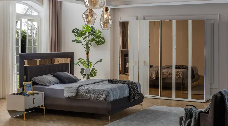 Yıldız Sliding Door Bedroom Set