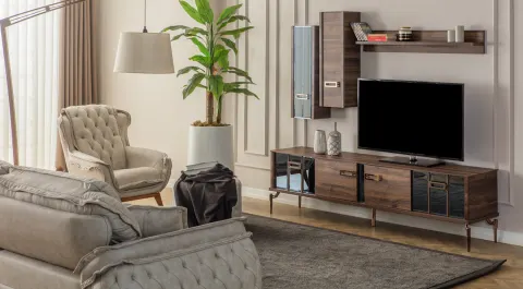 Zara Walnut Tv Unit