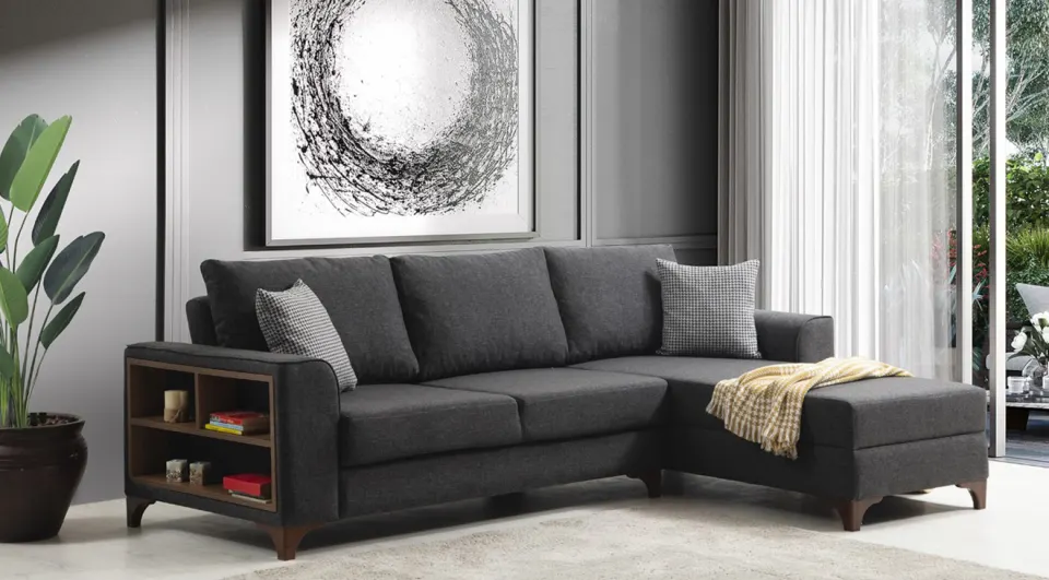 Esadi Bed and Storage Box Corner Sofa Set