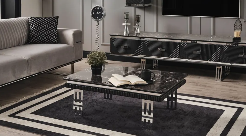Quatro Q3 Anthracite Coffee Table