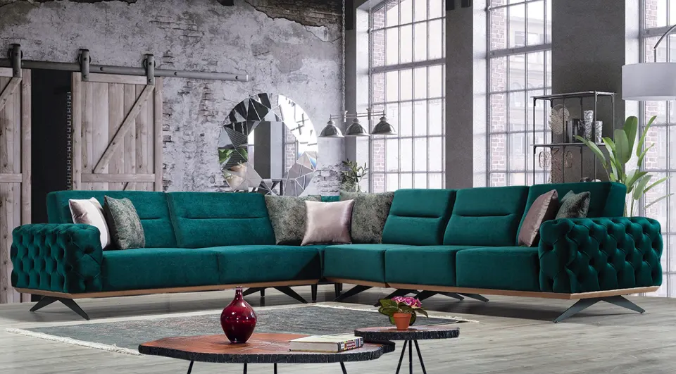 Harmony-A Bed Corner Sofa Set (With Pion)