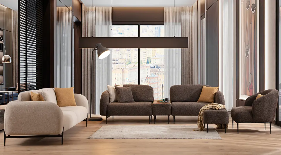 Valencia Modern Sofa Set 2