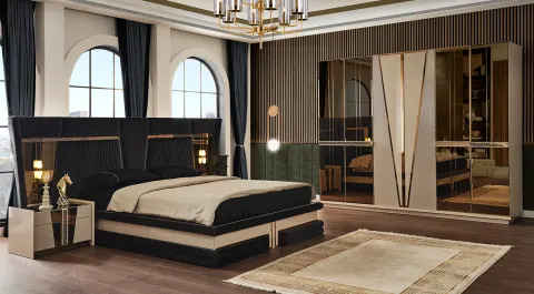 Hermes Sliding Door Bedroom Set
