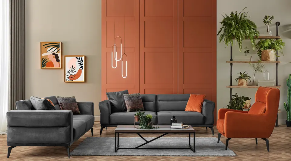 Kenzo Bed Modern Sofa Set