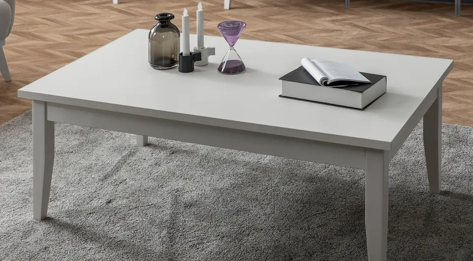 Urban Cream Wooden Leg Coffee Table