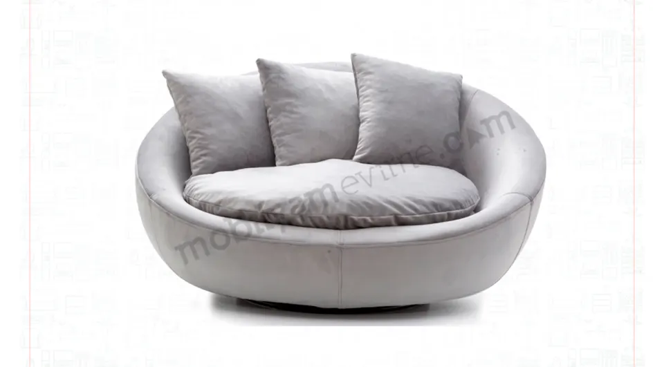 Loca Velvet Round Bergere 2