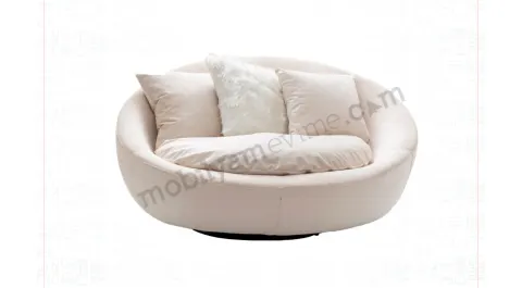 Loca Velvet Round Bergere 4