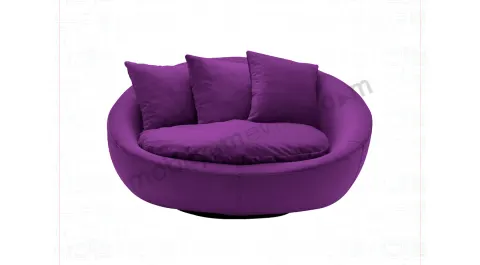 Loca Velvet Round Bergere 7