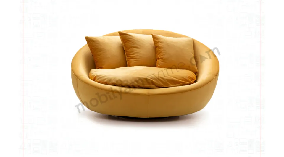 Loca Velvet Round Bergere 8