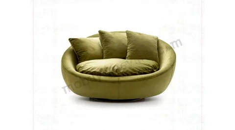 Loca Velvet Round Bergere 10