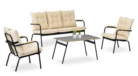 Beyman Cream Balcony Set 2