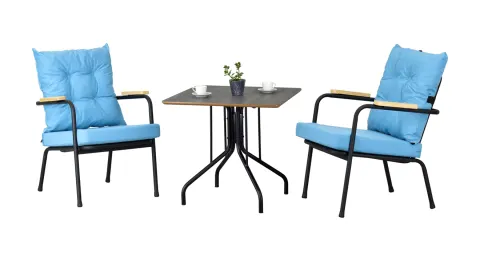 Beyman Mini Blue Balcony Set