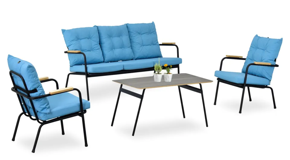 Beyman Blue Balcony Set 3