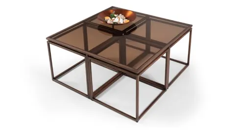 Kante Metal Leg 4+1 Coffee Table