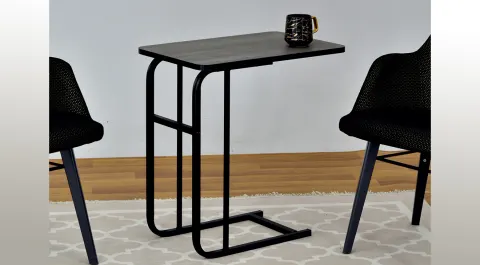 Meltem Anthracite Side Table