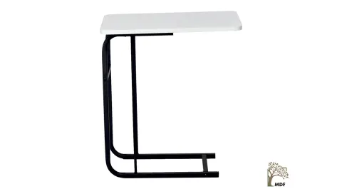 Meltem White Side Table