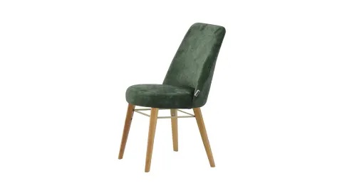 Asgold Green Natural Chair