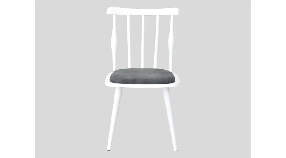 Chair White Gray
