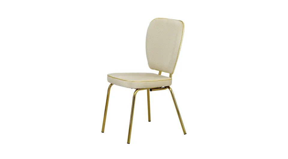 Beirut Cream Gold Chair