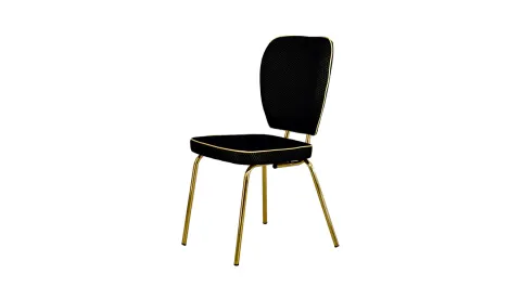 Beirut Black Gold Chair