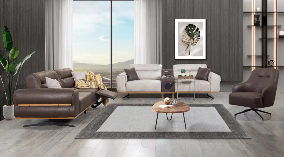 Megan Sound System Sofa Set 2