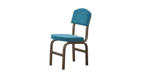 Aegean Blue Chestnut Chair