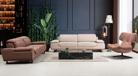 Zeil Beded Sofa Set 2