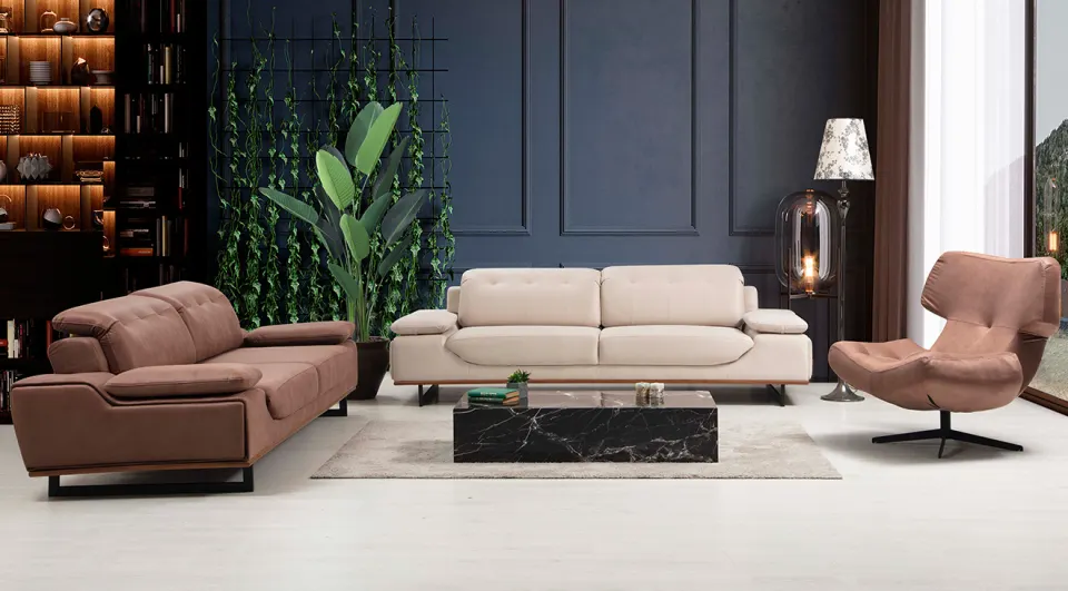 Zeil Beded Sofa Set 2