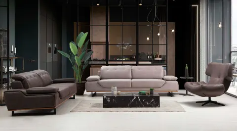 Zeil Beded Sofa Set 3