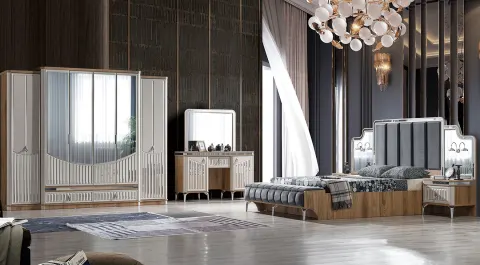 Sedef 6 Doors Bedroom Set