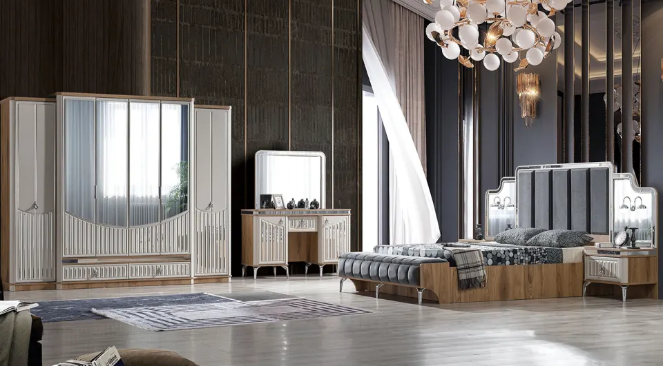 Sedef 6 Doors Bedroom Set