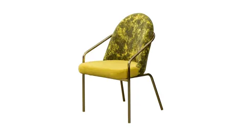 Midyat Yellow Green Chair