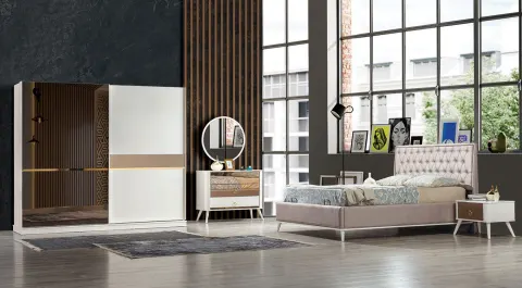 Venice Sliding Door Bedroom Set