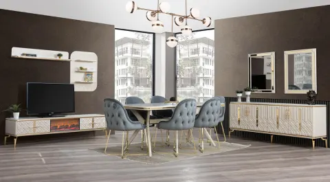 Talia Moonstone Dining Room Set