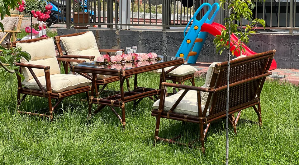Walnut Garden Furniture 3