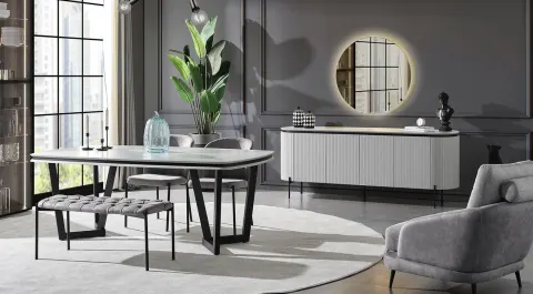 Tesla Plus Modern Dining Room Set