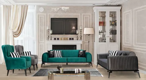 Damla Modern Sofa Set
